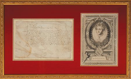 Lot #113 Queen Elizabeth I: Sought-after Queen Elizabeth from the year she imprisoned Mary, Queen of Scots - Image 1