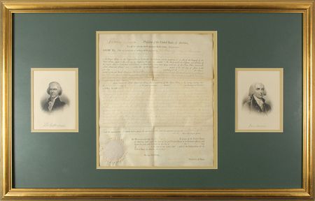 Lot #2 Thomas Jefferson and James Madison: