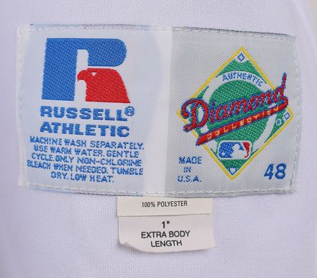Lot #703 Wade Boggs Game-Worn 2001 Tampa Bay Devil Rays Jersey Game-Worn Jersey - Image 4
