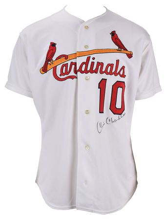 Lot #759 Chris Chambliss Game-Worn 1995 St. Louis Cardinals Jersey - Image 1
