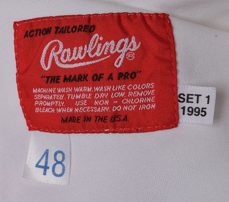 Lot #759 Chris Chambliss Game-Worn 1995 St. Louis Cardinals Jersey - Image 3