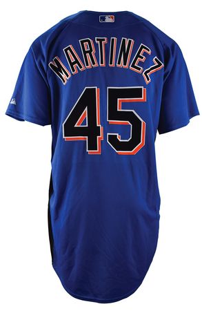 Lot #716 Pedro Martinez Pregame-Worn 2007 New York Mets Jersey - Image 2