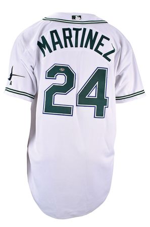 Lot #818 Tino Martinez Game-Worn 2004 Tampa Bay Devil Rays Jersey - Image 2