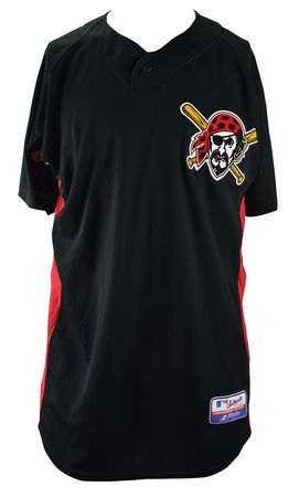 Lot #825 Andrew McCutchen Game-Worn 2008 Pittsburgh Pirates Spring Training Jersey Game-Worn Jersey - Image 1
