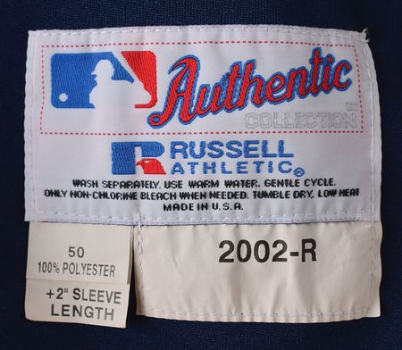 Lot #829 Eddie Murray Game-Worn 2002 Cleveland Indians Jersey Game-Worn Jersey - Image 5