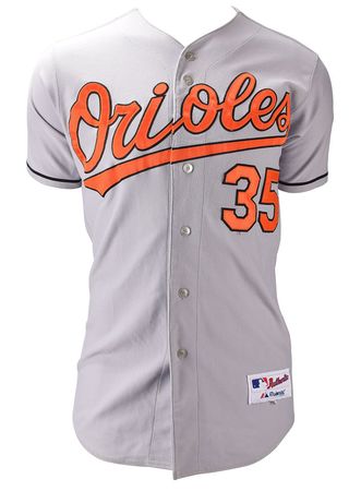 Lot #717 Mike Mussina Game-Worn 2000 Baltimore Orioles Jersey Game-Worn Jersey - Image 1