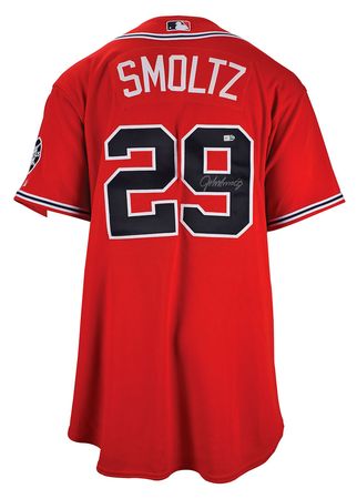 Lot #729 John Smoltz Game-Worn 2007 Atlanta Braves Jersey - Breaks Franchise Strikeout Record!: Game-worn jersey from a record-setting outing - Image 2