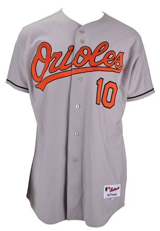 Lot #865 Miguel Tejada Game-Worn 2005 Baltimore Orioles Jersey - Image 1