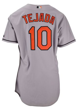 Lot #865 Miguel Tejada Game-Worn 2005 Baltimore Orioles Jersey - Image 2