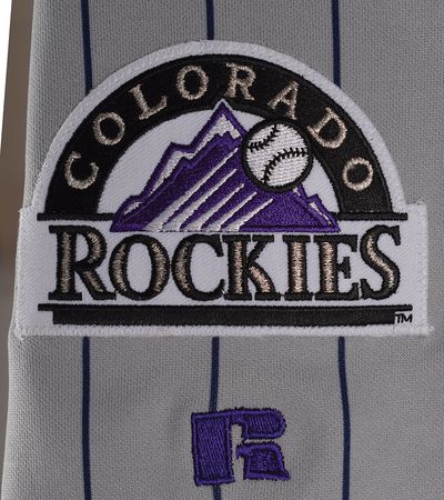 Lot #873 Larry Walker Game-Worn 2004 Colorado Rockies Jersey Game-Worn Jersey - Image 3