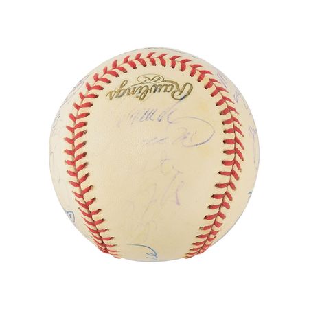 Lot #838 NY Yankees: 2000 Signed Baseball - Image 4