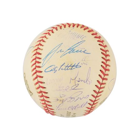 Lot #838 NY Yankees: 2000 Signed Baseball - Image 5