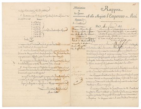 Lot #204 Napoleon: Napoleon reorganizes his troops after his disastrous invasion of Russia - Image 1