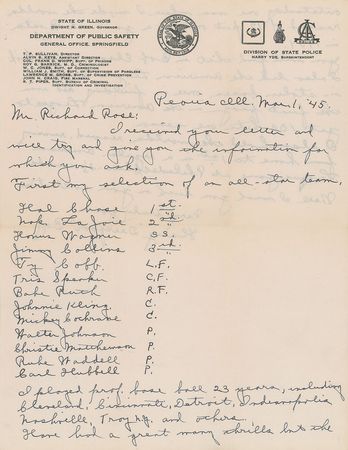 Lot #698 Baseball Letters Signed Letters - Image 4