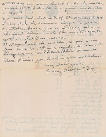 Lot #698 Baseball Letters Signed Letters - Image 5