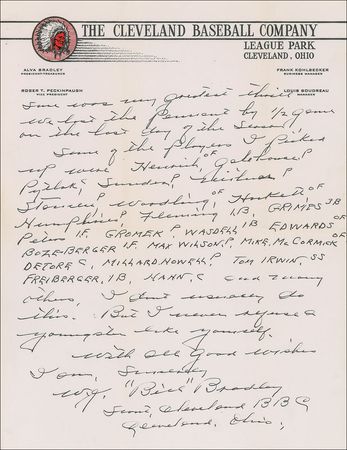 Lot #698 Baseball Letters Signed Letters - Image 10