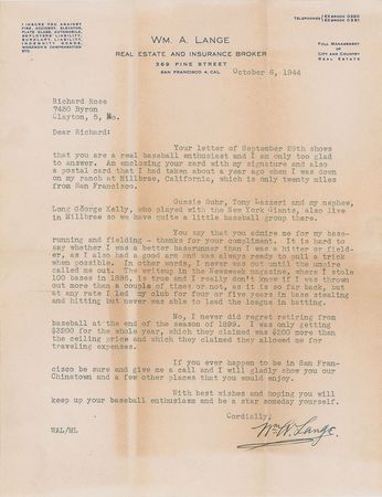 Lot #698 Baseball Letters Signed Letters - Image 11