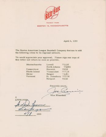 Lot #699 Baseball Letters Signed Letters - Image 2