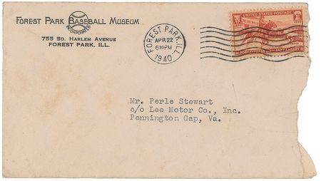 Lot #699 Baseball Letters Signed Letters - Image 4