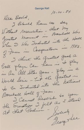 Lot #699 Baseball Letters Signed Letters - Image 6