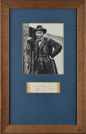 Lot #11 U. S. Grant Signature