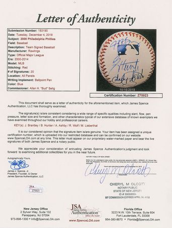 Lot #700 Baseball: 2000s Teams Signed Baseballs - Image 55
