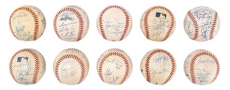Lot #700 Baseball: 2000s Teams Signed Baseballs - Image 56