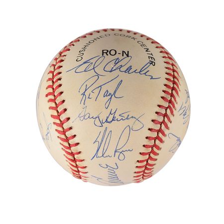 Lot #718 NY Mets: 1969 Signed Baseball - Image 2