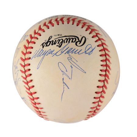 Lot #718 NY Mets: 1969 Signed Baseball - Image 4