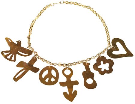 Lot #419 Prince Gold-Tone Waist Chain Charm Belt Gold-Tone Belt - Image 1