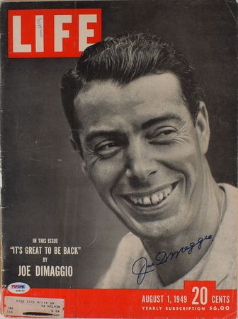 Lot #766 Joe DiMaggio Magazine - Image 1