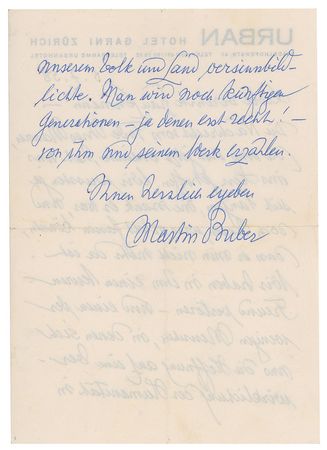 Lot #127 Martin Buber - Image 2