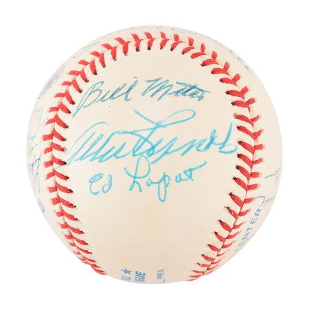 Lot #837 NY Yankees: 1953 Baseball - Image 2