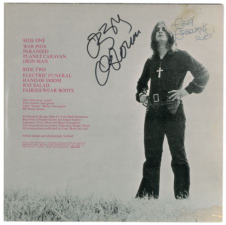 Lot #595 Black Sabbath Album - Image 2