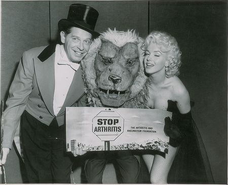 Lot #573 Marilyn Monroe and Milton Berle Photograph - Image 1