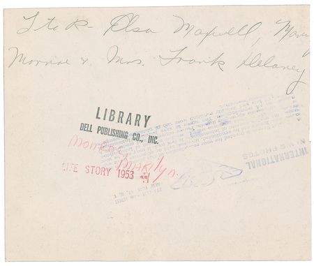 Lot #570 Marilyn Monroe and Elsa Maxwell - Image 2