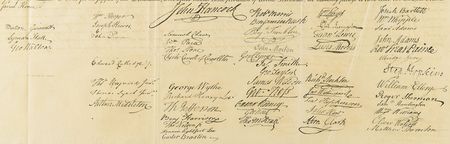 Lot #76 Declaration of Independence Force Print: Sought-after 1848 Force engraving of the Declaration of Independence - Image 2