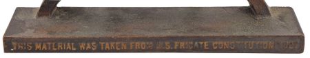 Lot #187 USS Constitution Bookends - Image 3
