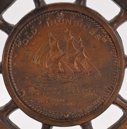 Lot #187 USS Constitution Bookends - Image 6