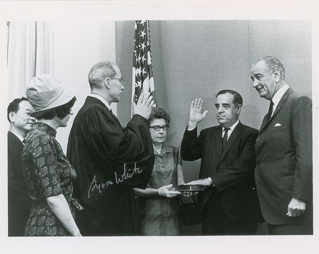 Lot #181 Supreme Court Justices Signed Photographs - Image 2
