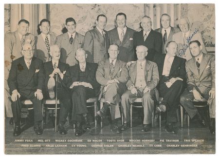 Lot #862 Tris Speaker Menu - Image 1