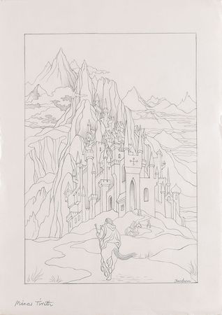Lot #339 J. R. R. Tolkien: ?I decided long ago not to have The Lord of the Rings illustrated,? writes Tolkien to an amateur artist, ?After seeing your specimens I am beginning to change my mind? - Image 1