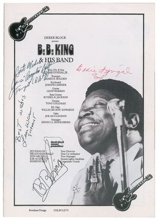 Lot #448 B. B. King and John Lee Hooker Programs - Image 3