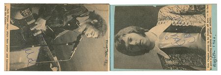 Lot #389 1960s Rock: Over 250 autographs of 1960s rock heroes, including The Who, Rolling Stones, Cream, and The Kinks - Image 5