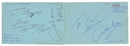 Lot #389 1960s Rock: Over 250 autographs of 1960s rock heroes, including The Who, Rolling Stones, Cream, and The Kinks - Image 11