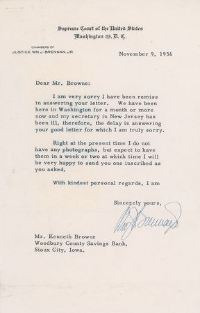 Lot #126 William J. Brennan Group Lot - Image 2