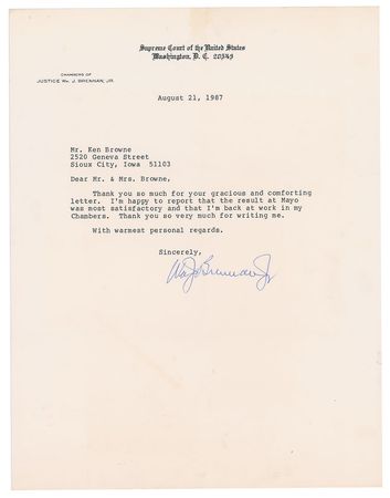 Lot #126 William J. Brennan Group Lot - Image 4
