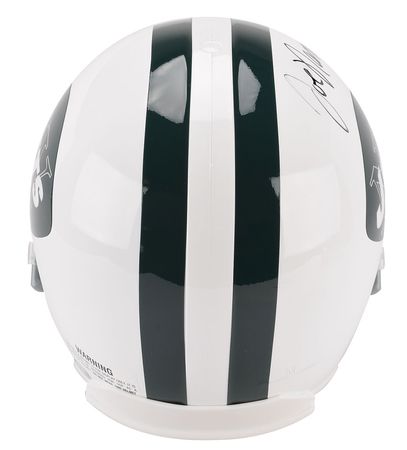 Lot #832 Joe Namath Football Helmet - Image 6