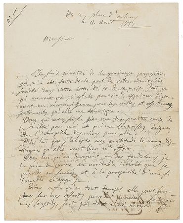 Lot #374 Niccolo Paganini: Paganini joins the Parisian Société du Casino - Image 1