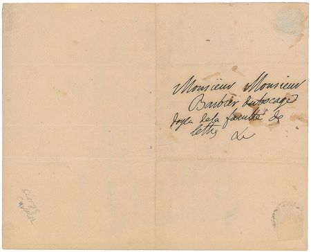 Lot #132 Baron Georges Cuvier Handwritten Letter Signed - Image 2